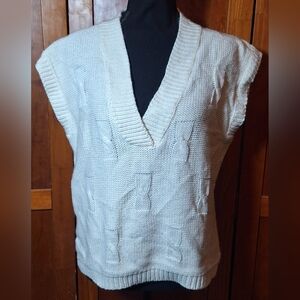 🌞COLLECTIONS short-sleeve v-neck sweater Size M